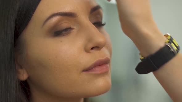 Beautiful Girl in a Beauty Salon