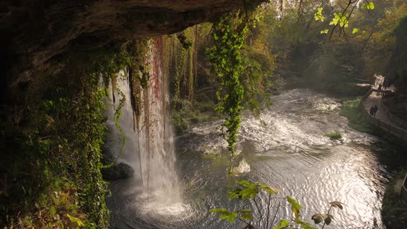 Upper Duden Waterfalls in Antalya Turkey