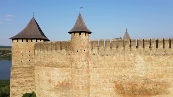 The Powerful Wall of the Old Castle