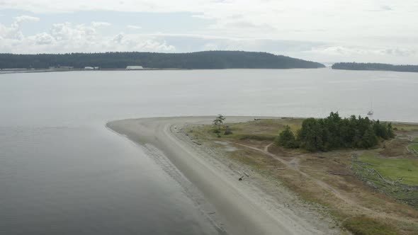 Kala Point And Port Townsend Bay Coastline Puget Sound