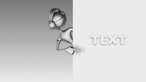 Silver 3D Man - Billboard Show 4 alt