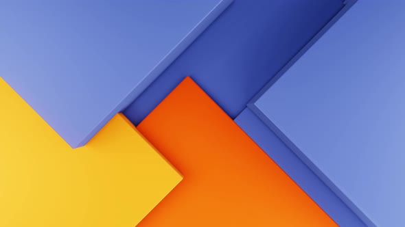 Colorful  Cubes Background Animation Loop