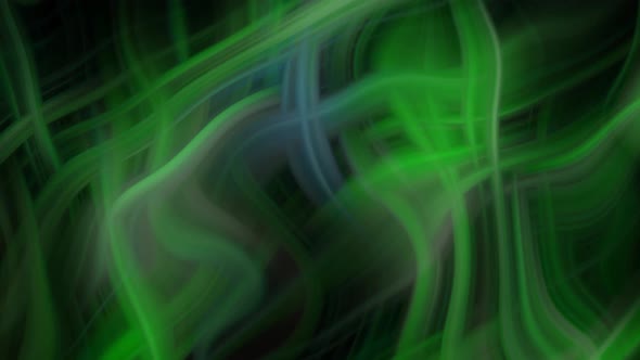 Green Color Smooth Stripes Wave Background Animation