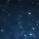 Magic Snowflakes On Blue Background - VideoHive Item for Sale