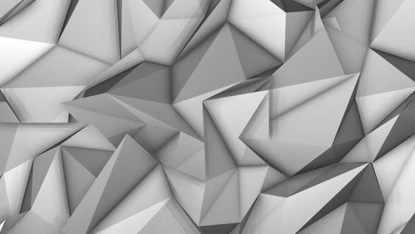 Gray Polygon Background Loop