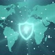 Cyber Security Shield Icon on the Background - VideoHive Item for Sale