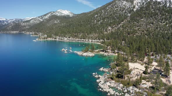 Winter Lake Aerial