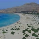Aerial flying over Elafonisos Greek island, Simos double beac - VideoHive Item for Sale