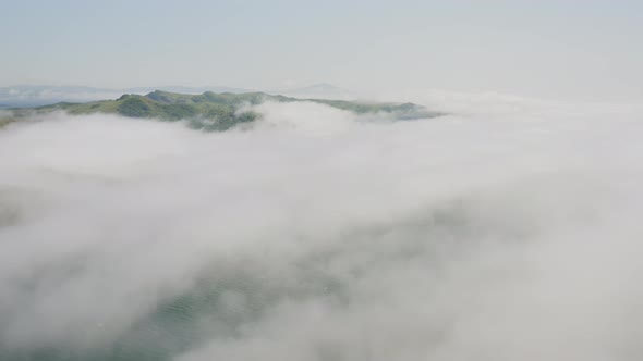 Aerial View of the Krabbe Peninsula in Summer