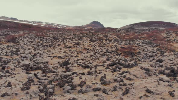 View of stony terrain