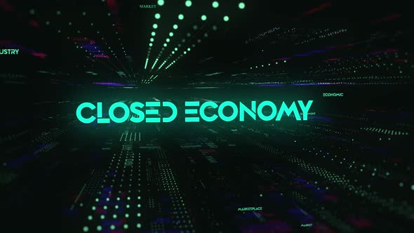Sci Fi Digital Economics Word Closed Economy