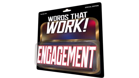 Engagement Words That Work Package Get Involved Participate Inclusion 3d Animation