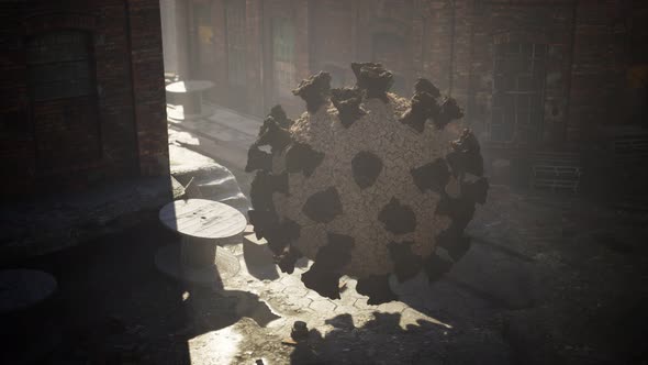 Coronavirus COVID 19 Quarantine on Empty City Streets alt