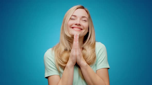 Happy Woman Celebrating Success Joyful Dance Portrait