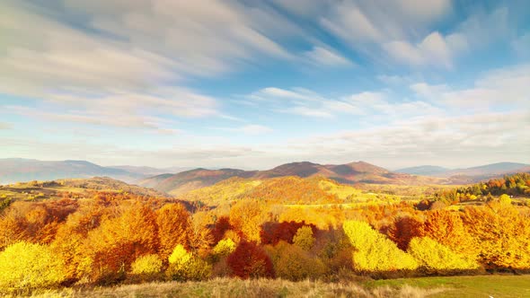 Autumn Sunset Valley