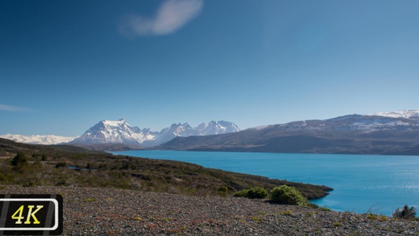 Sunny Day in Torres Del Paine, Chile