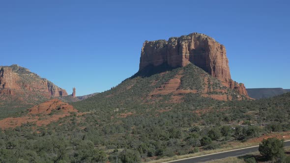 Aerial of the Courthouse Butte