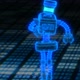 Wireframe walking robot - VideoHive Item for Sale