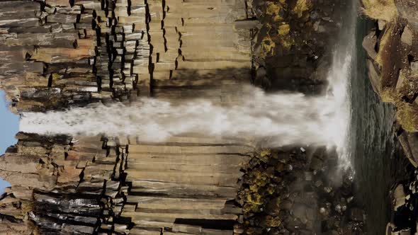 Svartifoss Waterfall in Iceland