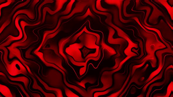 Abstract Wavy Red Color Pattern 4K