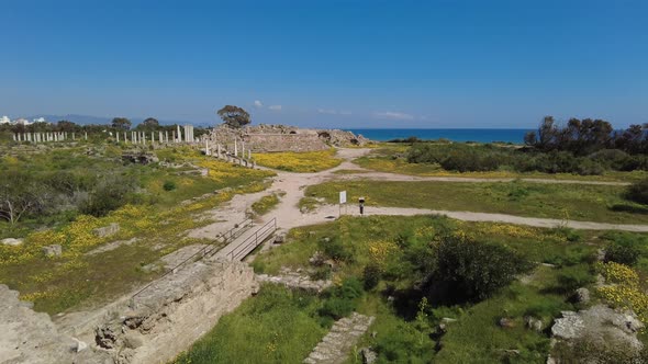 Salamis ancient Greek city.