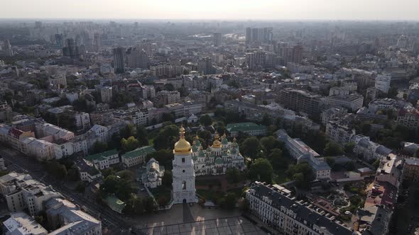 Kyiv - Aerial View of the Capital of Ukraine. Kiev