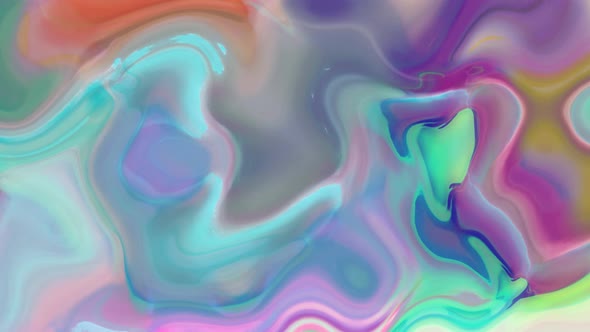 abstract colorful Smooth Liquid Waves