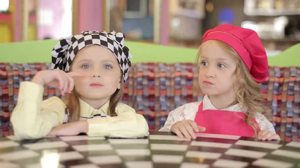 Children make pizza. Master class for children on cooking Italian pizza.