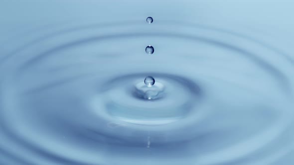 Super Slow Motion Shot of Water Drop at 1000Fps