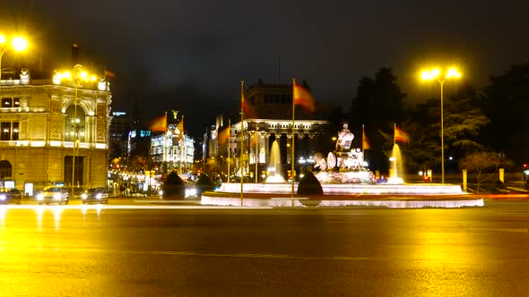 Cibeles Fountain in Madrid