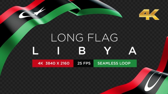 Long Flag Libya