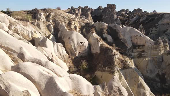 Cappadocia Landscape Aerial View. Turkey. Goreme National Park