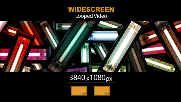 Widescreen Fluorescent Neon Lightbulb 12