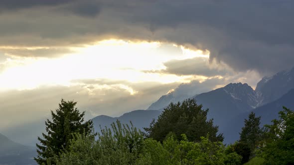 4K Timelapse at Mosern, Tyrol, Austria Valley02