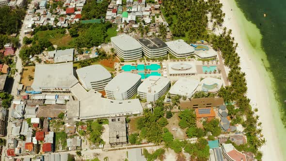 Boracay Island with White Sandy Beach, Philippines