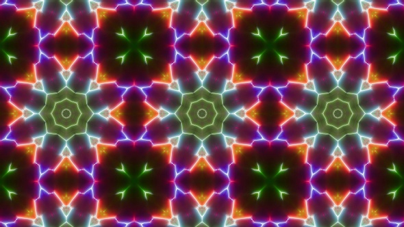 Party VJ Light Colorful Kaleidoscope 4K 01