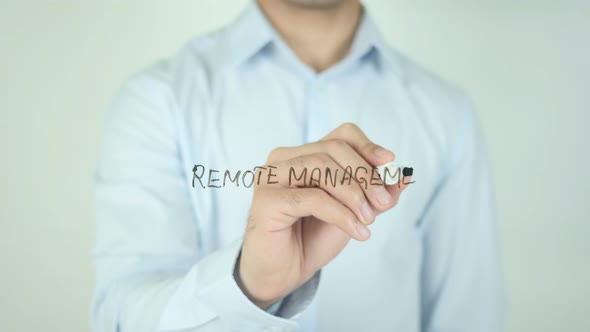 Remote Management, Writing On Screen