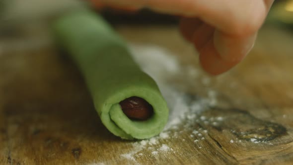 I Put the Preserved Cherries on the Green Dough