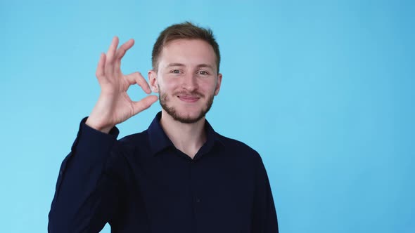 Okay Gesture Agreement Sign Man Hand Gif Loop