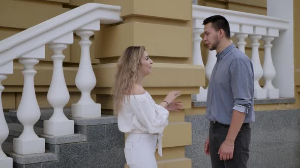 Couple Near Building