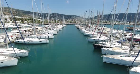 Bodrum holiday resort seashore marina 