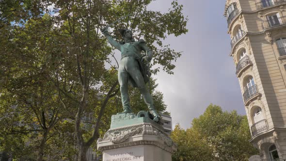 Michel Ney statue in Paris, France