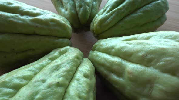 Chayote Close Up