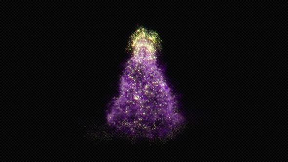 Christmas Particles Tree with Alpha alt
