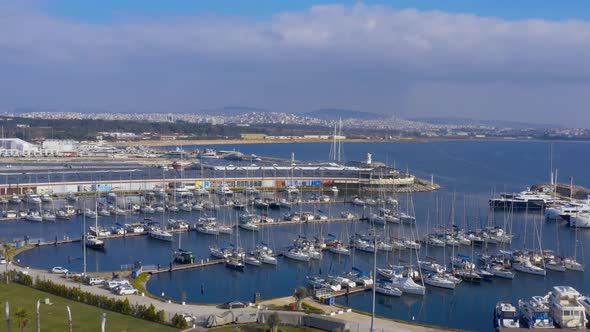 Istanbul Maltepe Bosphorus Aerial View Marina And Yachts 2