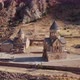 Noravank Monastery and St. Astvatzatzin church, Armenia. 4K Aerial - VideoHive Item for Sale