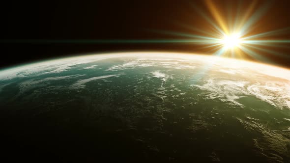 Beautiful View Of Planet From Space alt