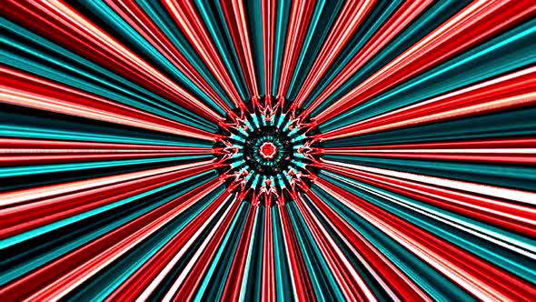 neon lines in a multicolor texture. Fluid with blue reflection alt