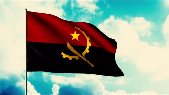 The Flag of Angola