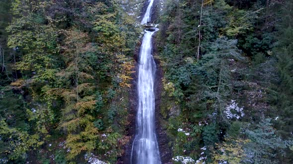 Waterfall and Lake